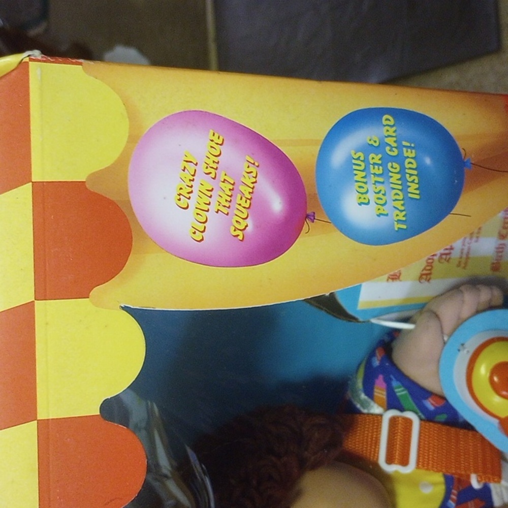 NIB Cabbage Patch Circus Kid, Clown Boy, Birth Certificate, Adoption Papers - Picture 4 of 7